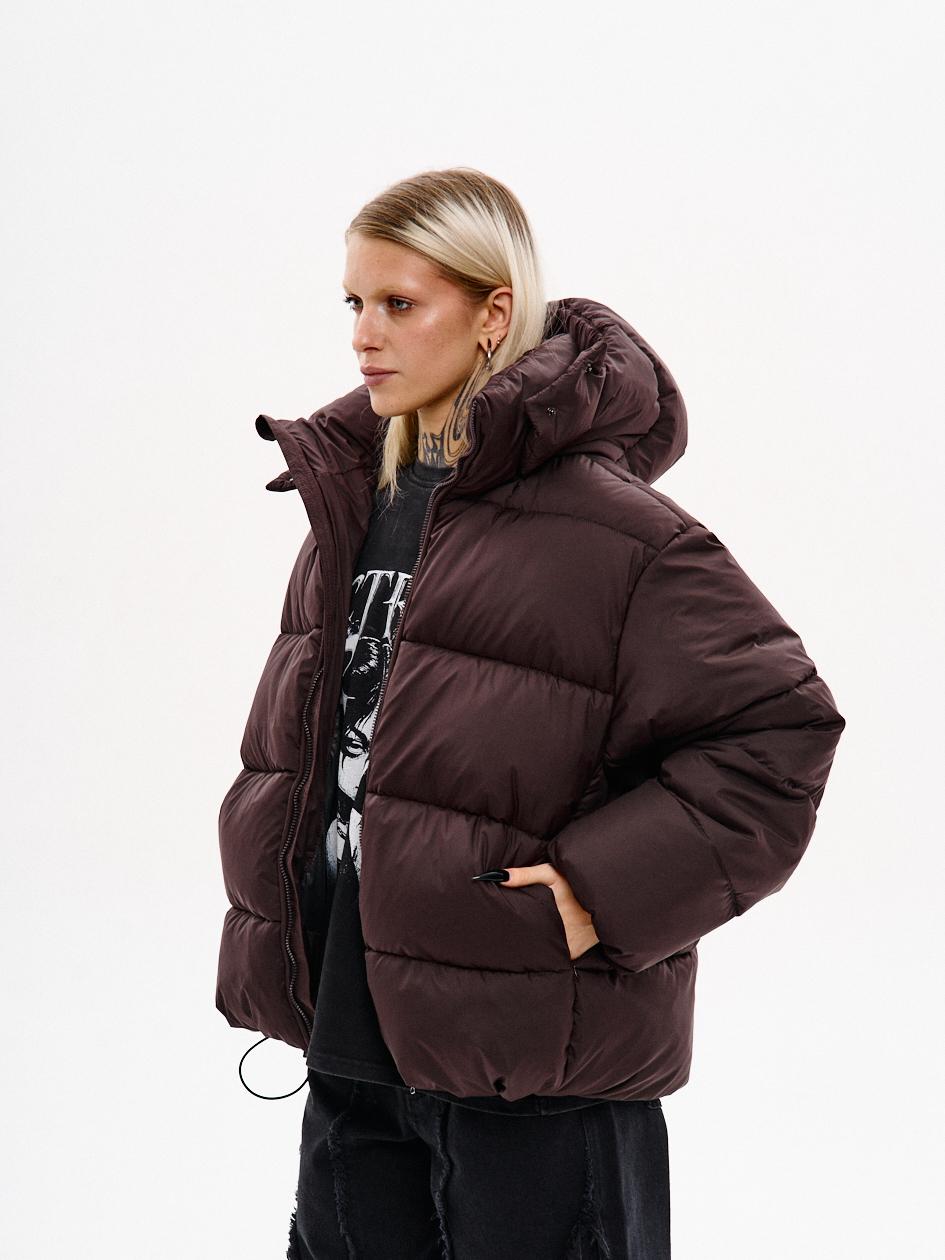 Картинка Пуховик коричневий